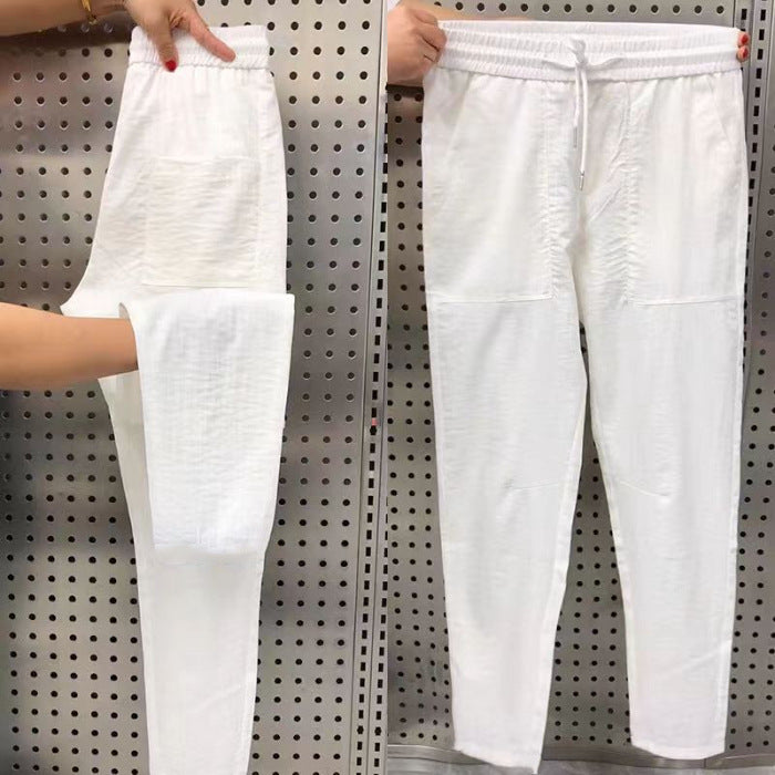 SOLID Color CLEAN Version Thin Pants Male