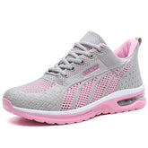 Lightweight Breathable Air Cushion knitted Running Shoes, Women&