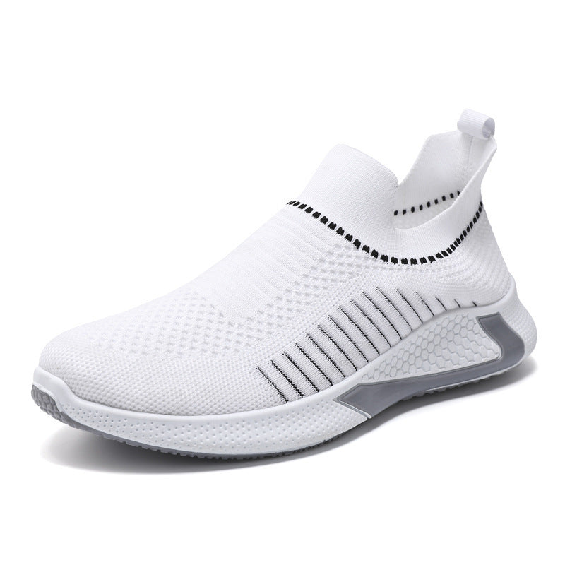Modische Outdoor-Sneaker mit Mesh-Streifen-Design