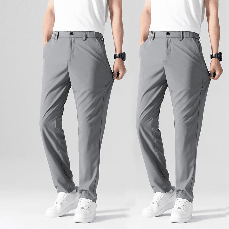 Business Casual Pants Stretch Suit Pants Men&