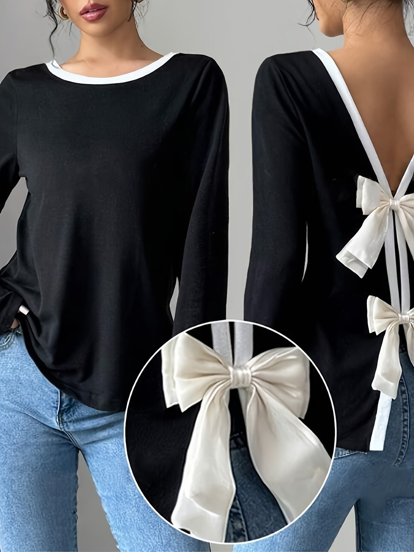 Women's Trendy Round Neck Two-Piece Full Sleeve