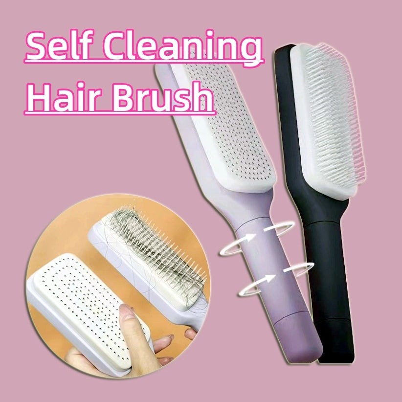 4-in-1-Haarbürste mit Selbstreinigungsfunktion