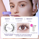 Natural Eyelashes Magnetic Suction False Eyelashes - Swefashionstore