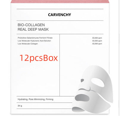 Deep Collagen Overnight Mask The Real Collagen Facial Sheet