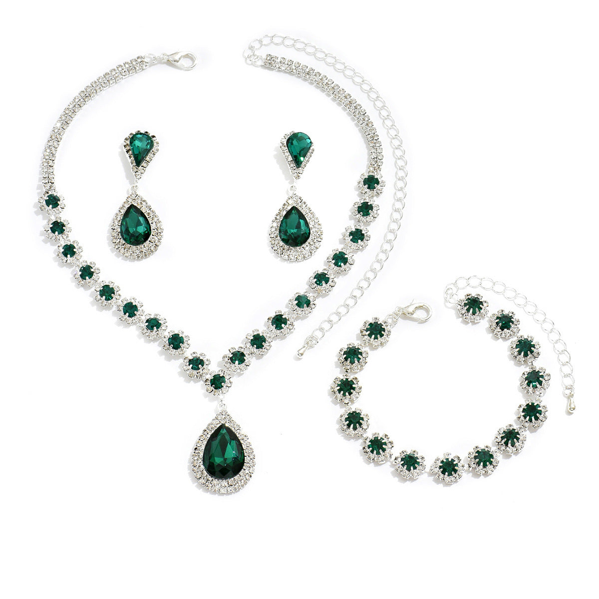 Fashion Jewelry Necklace Bracelet Three-piece Set