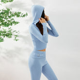 Hoodie Suit Women Long Pants Set - Swefashionstore