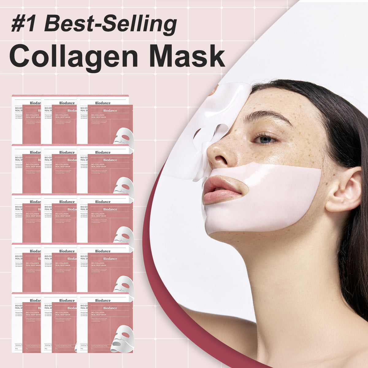 Deep Collagen Overnight Mask The Real Collagen Facial Sheet - Swefashionstore