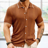 Short-sleeved Polo Shirt - Swefashionstore