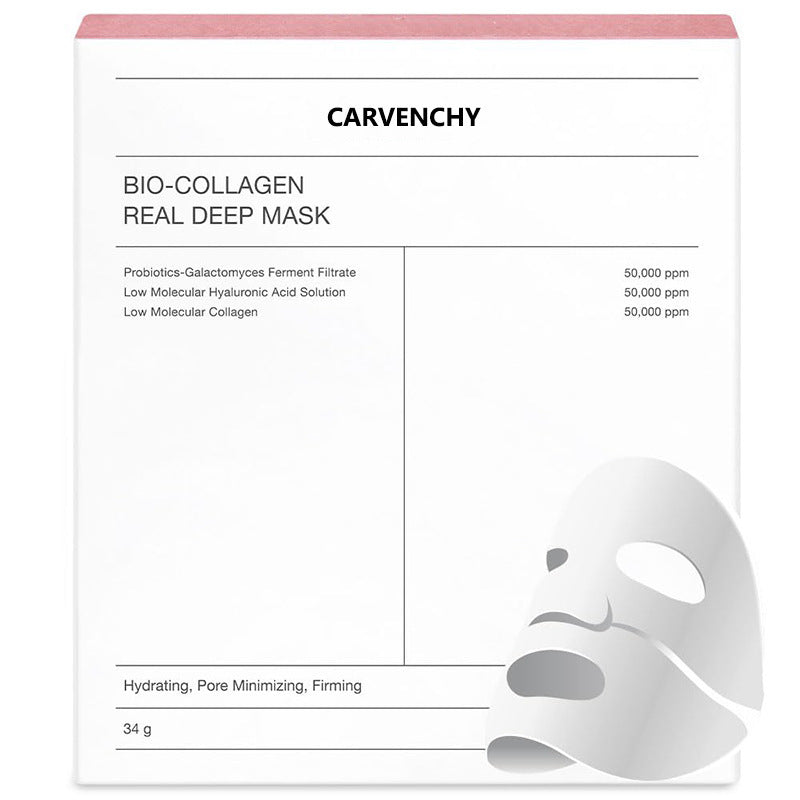 Deep Collagen Overnight Mask The Real Collagen Facial Sheet