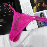 Hollow Lace Adjustable Buckle Low Waist Soft Comfortable Underwear Women - Swefashionstore