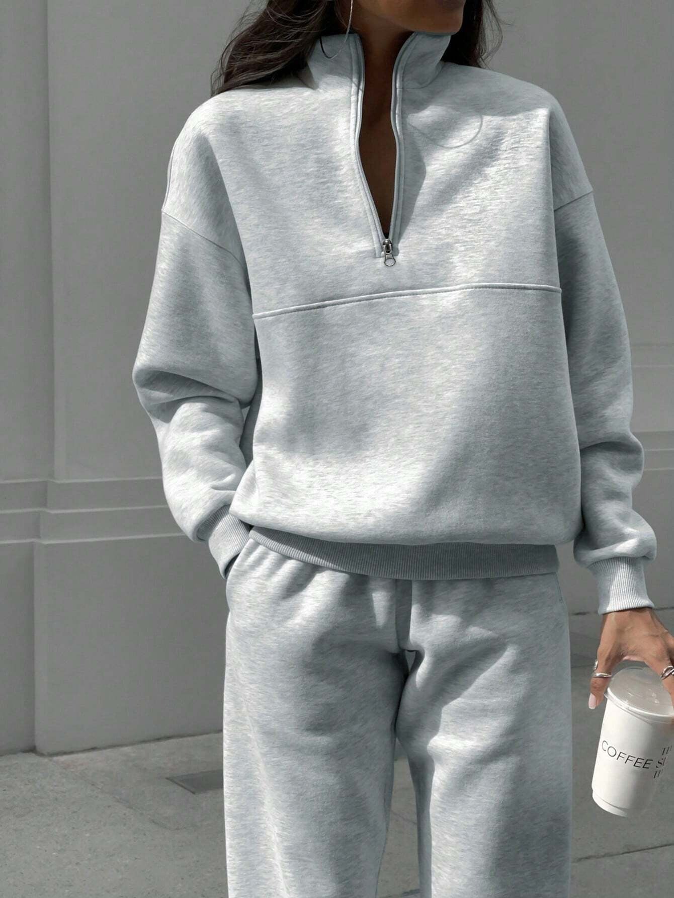 SOMMER Langarm-Sport-Sweatshirt ANZUG Kleidung für Damen