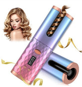 Rechargeable AUTOMATIC Hair Curler Women PORTABLE Hair Curling STYLER - Swefashionstore