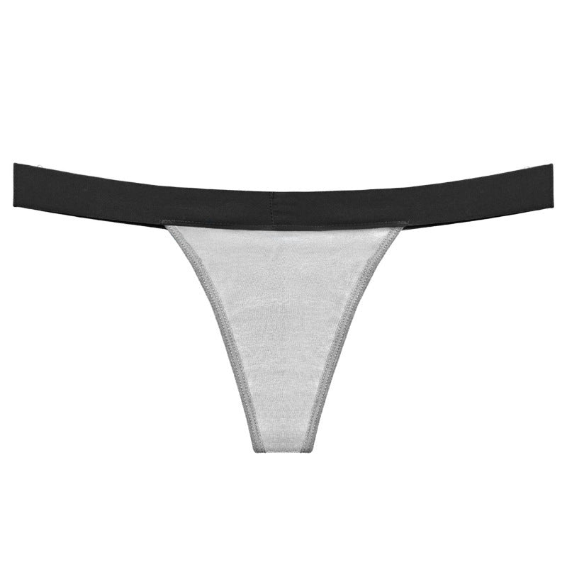 Women Breathable Cotton Thong Period Underwear Low Rise Briefs - Swefashionstore