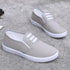 Slip-on Canvas Shoes Flat Women - Swefashionstore
