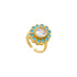 Retro Affordable Luxury Elegant Turquoise High-grade All-match Small Ring - Swefashionstore
