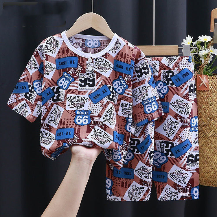 Summer Clothes Cotton Silk Air-conditioning Clothes Baby Clothes - Swefashionstore