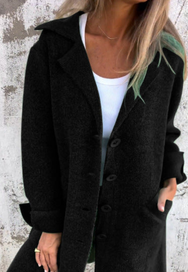 Cardigan With Pockets Outwear Coat Womens Clothing