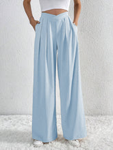 Summer New Solid Color Pleated Casual Wide-leg Pants - Swefashionstore