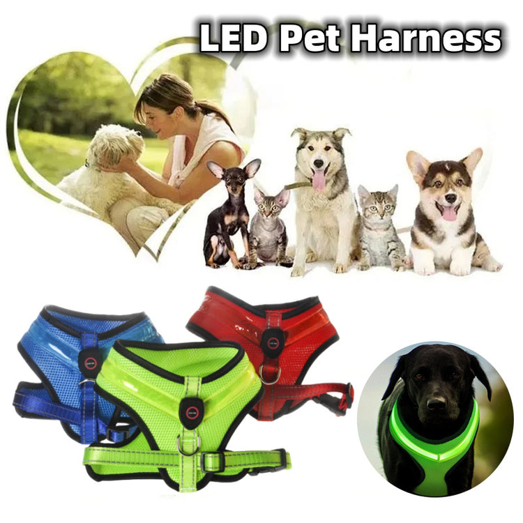 LED Luminous Dog Harness - Swefashionstore