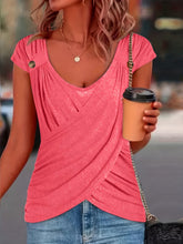 Spring And Summer Casual Short Sleeved Top - Swefashionstore