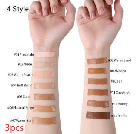 LangManni Makeup Liquid Foundation Oil Control Concealer - Swefashionstore