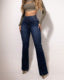 Elegant Female Bottom Back High Waist Jeans - Swefashionstore