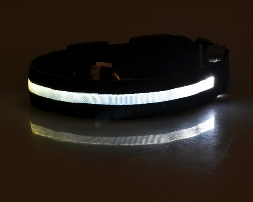 Nylon LED Pet Dog Luminous Collar - Swefashionstore