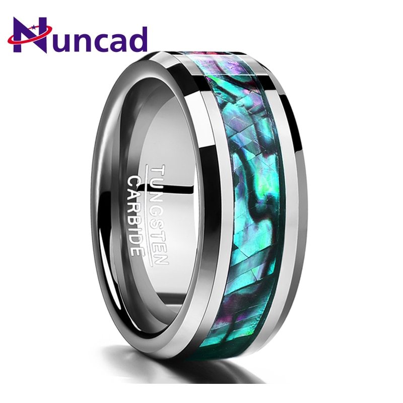 Tungsten Gold Ring With Black Veneer Plating - Swefashionstore