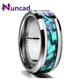 Tungsten Gold Ring With Black Veneer Plating - Swefashionstore