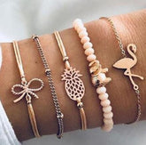 BESTSELLER BEAD Chain Bracelet SET Anklet - Swefashionstore