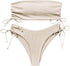 Summer Tube Bikini With Drawstring Design - Swefashionstore