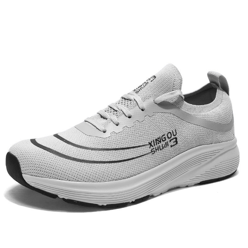 Wide Sole Flyknit Mesh Shoes Sports - Swefashionstore