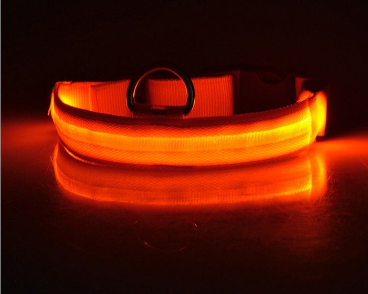 Nylon LED Pet Dog Luminous Collar - Swefashionstore