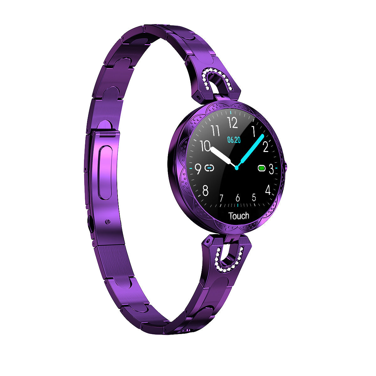 Smartwatch für Damen, wasserdicht, Herzfrequenzmesser