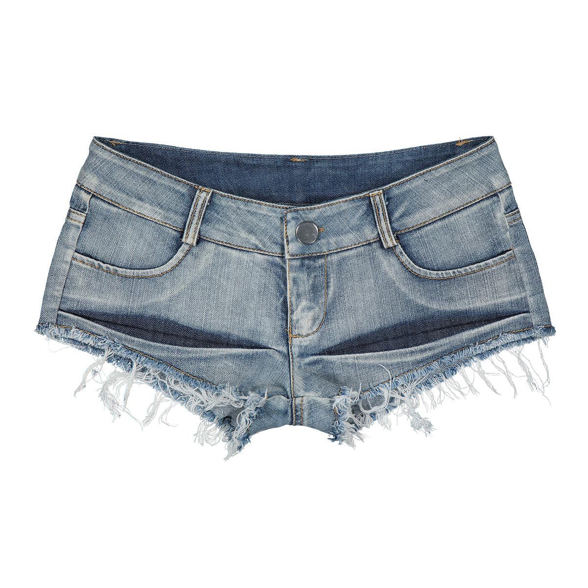 HEISSER SOMMER Denim Jeans SHORTS Niedrige Taille STRAND Shorts