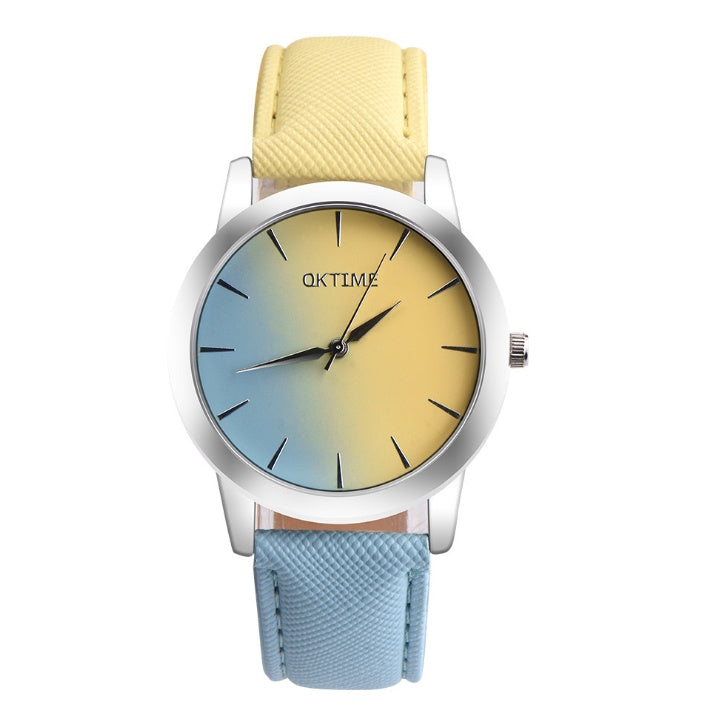 RETRO Regenbogen Design Uhr ANALOG Quarz Uhr