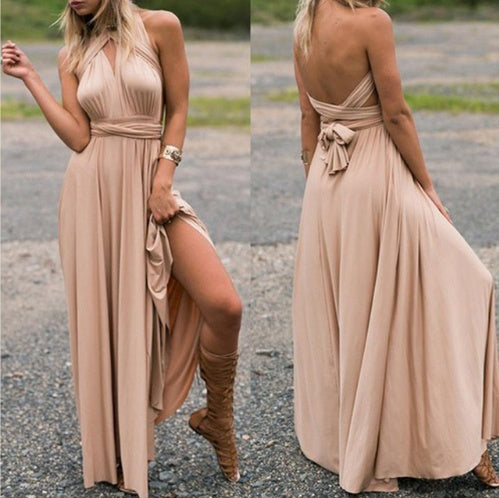 New Stylish Women's Long Party Floor-Length Summer Dress