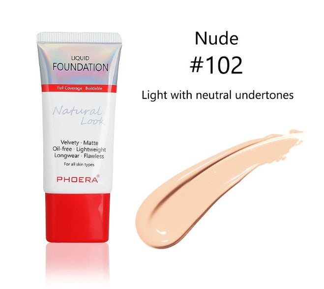 Matte, Silky, Tube Liquid Foundation, Ladies Products - Swefashionstore