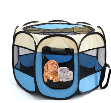 Fast folding octagonal pet fence Great for outdoor dogs