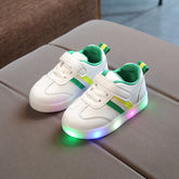 Kimmy White LED Sneakers Shoes - Swefashionstore
