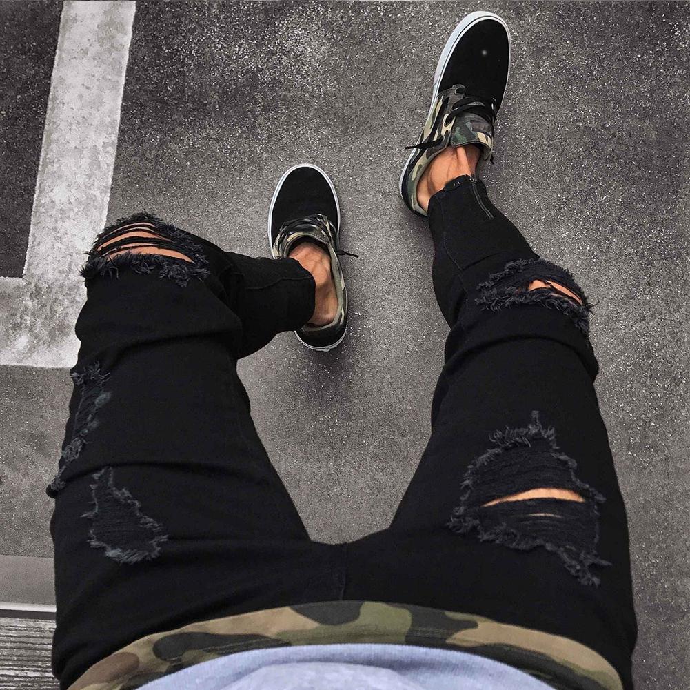 JEANS For Men Trousers Long BASIC Broken Clothes