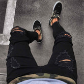 JEANS For Men Trousers Long BASIC Broken Clothes - Swefashionstore