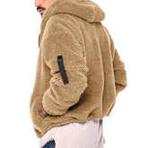 Plush Hooded Jacket Men&