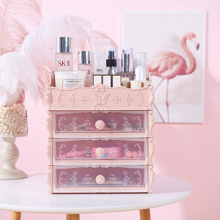 BESTSELLER Transparent Makeup Organizer Cosmetic Storage Box - Swefashionstore