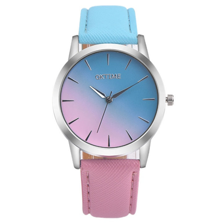 RETRO Regenbogen Design Uhr ANALOG Quarz Uhr