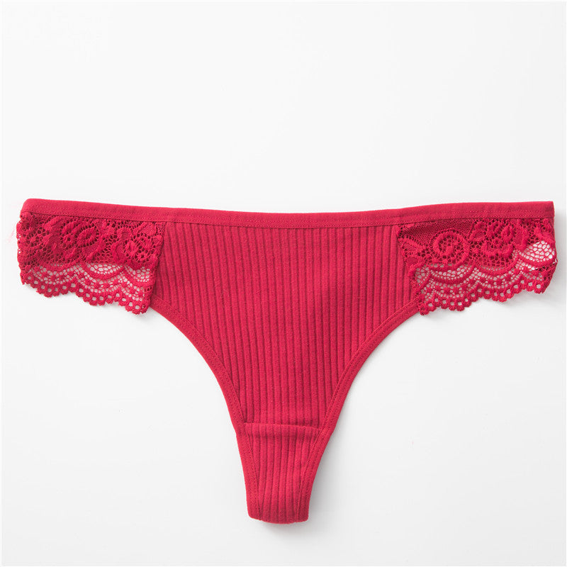WEDDING Underwear LOW-WAIST Full COTTON Women's Lace