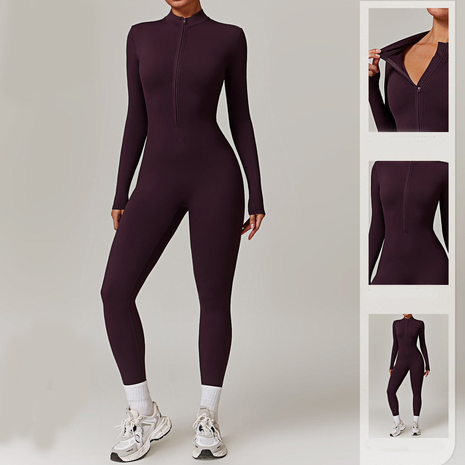 Long-sleeved Jumpsuit for Effortless Style and Comfort - Swefashionstore