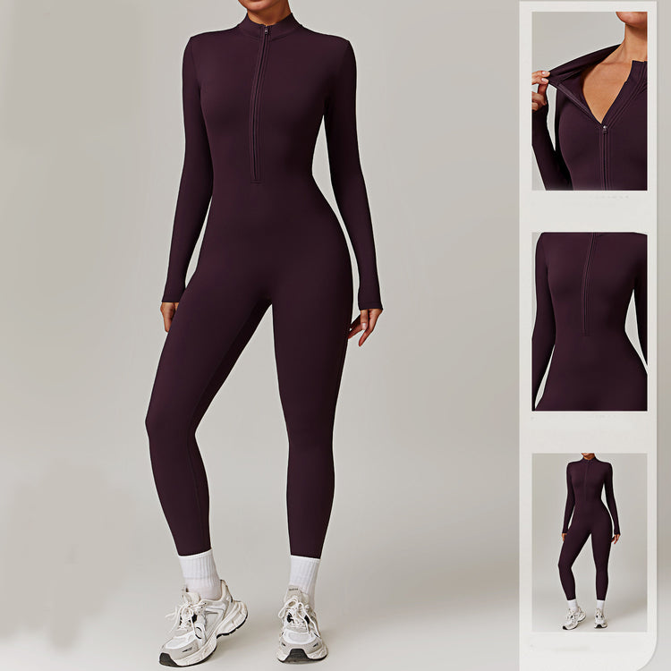 Long-sleeved Jumpsuit for Effortless Style and Comfort - Swefashionstore