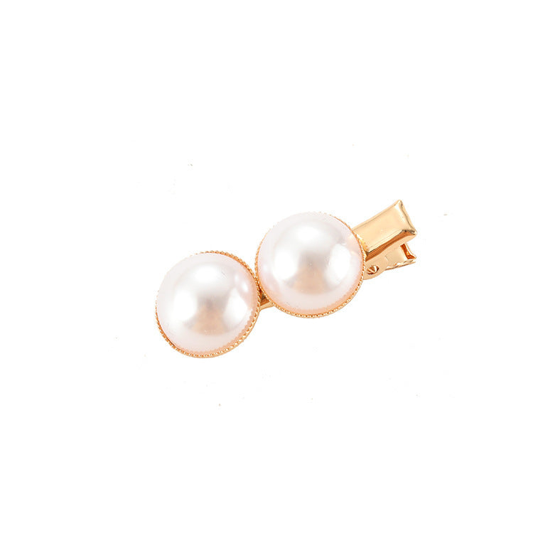 Slip-on Pearl Bow Hair Clip - Swefashionstore