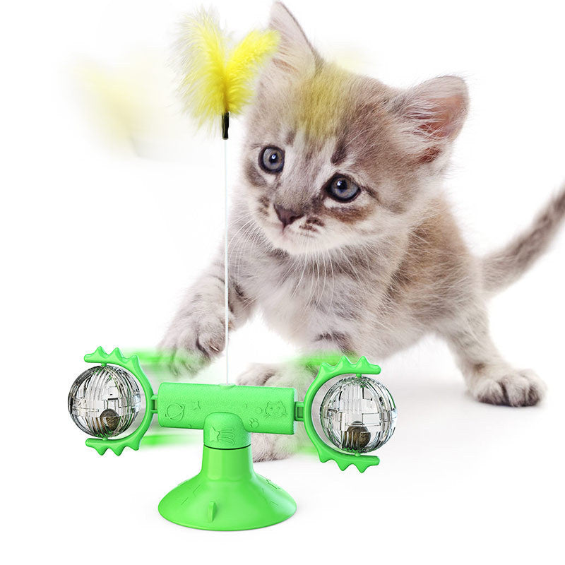 Cat Rotating Windmill